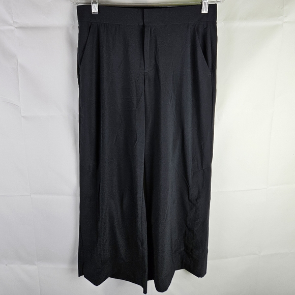 Athleta Wide Leg Ankle Pants Size 4 | Work Office School Cocktail Minimalist - Picture 1 of 6